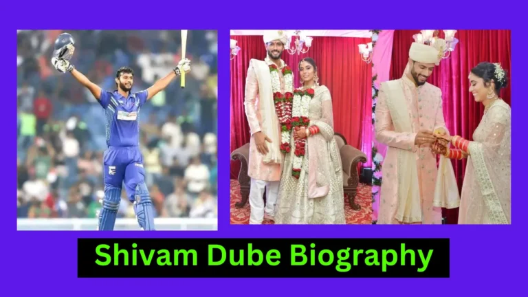 Shivam Dube Biography