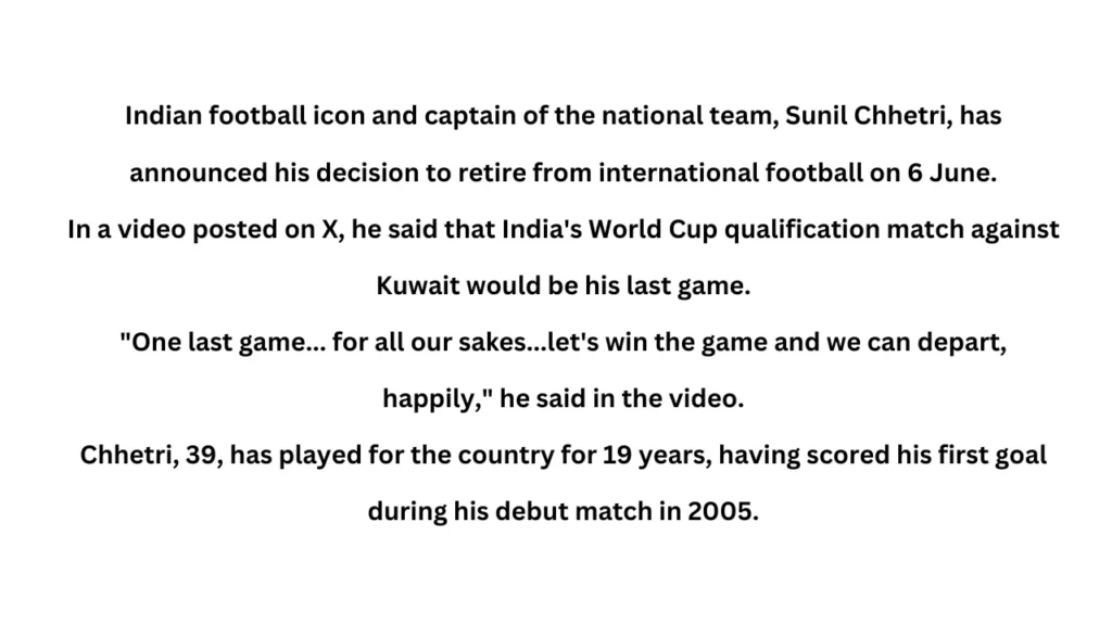 Sunil Chhetri Biography