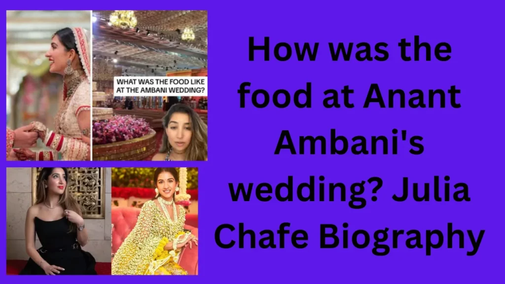 How was the food at Anant Ambani's wedding?