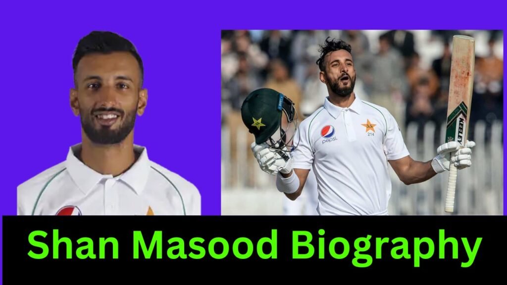 Shan Masood Biography