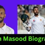 Shan Masood Biography