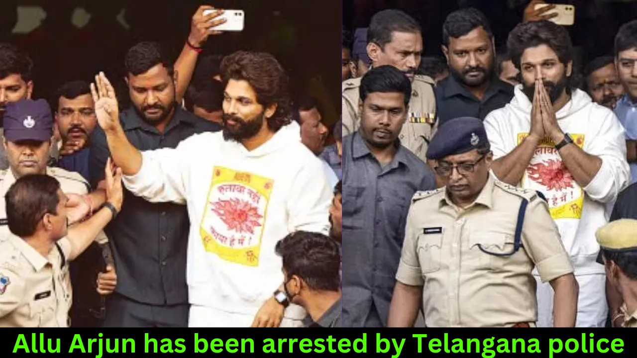 Allu Arjun has been arrested by Telangana police