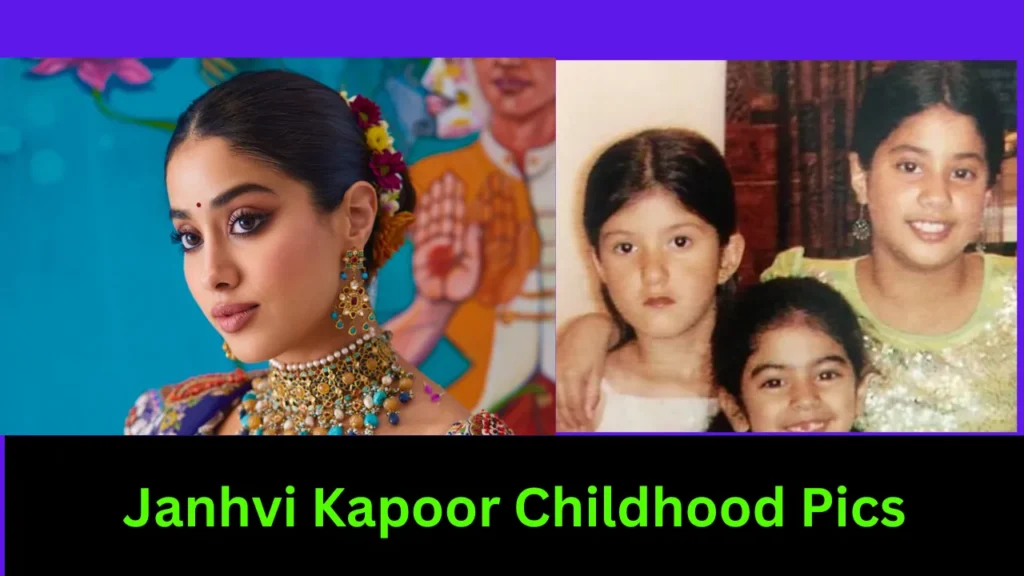 Janhvi Kapoor Childhood Pics