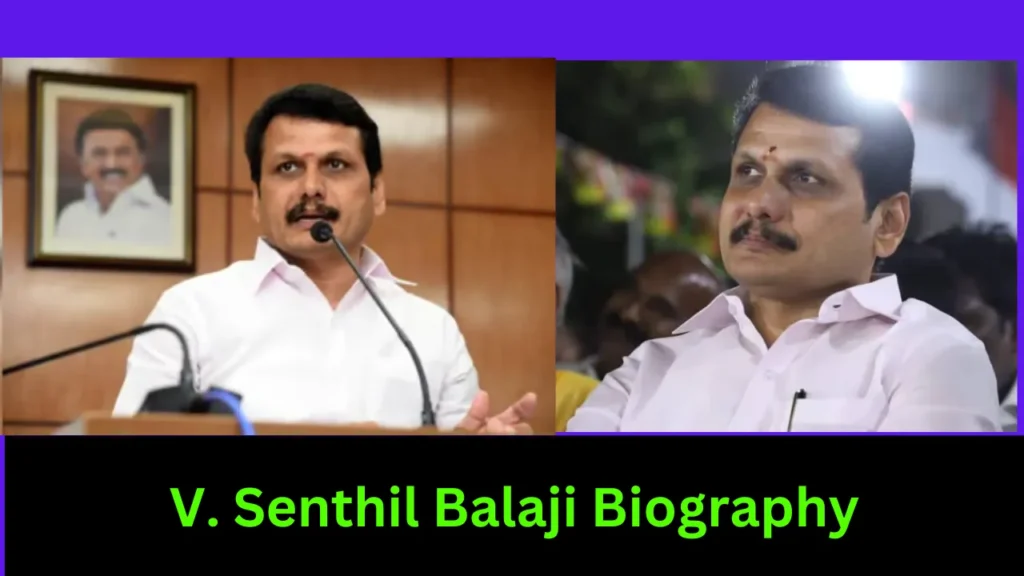 V. Senthil Balaji Biography