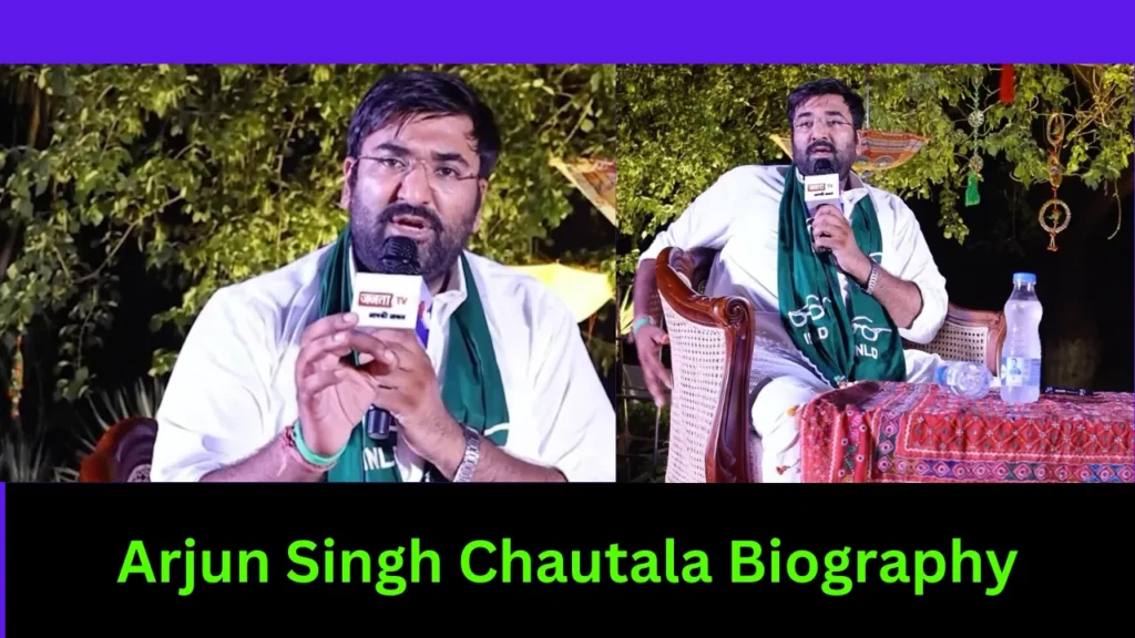 Arjun Singh Chautala Biography