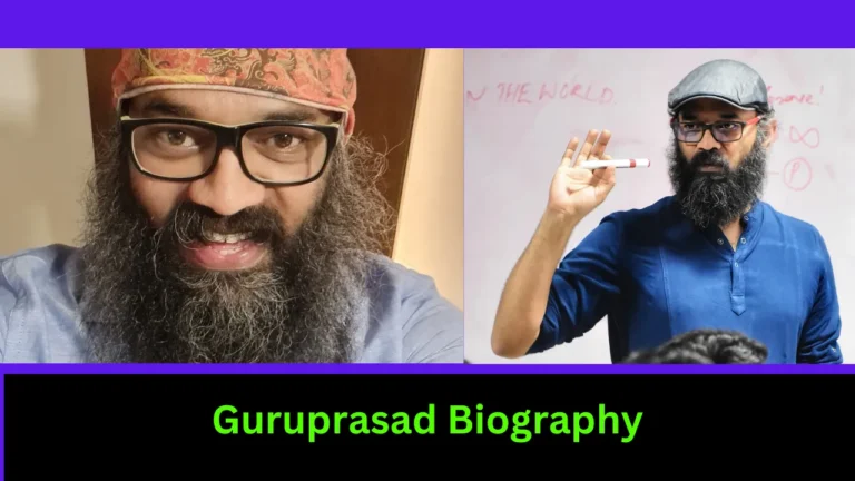 Guruprasad Biography