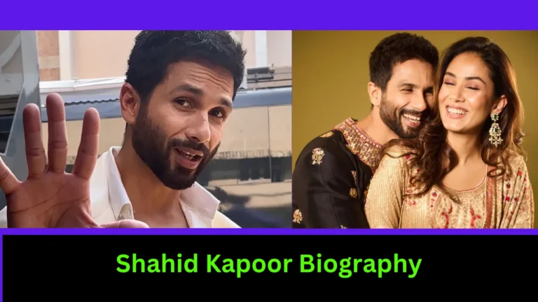 Shahid Kapoor Biography