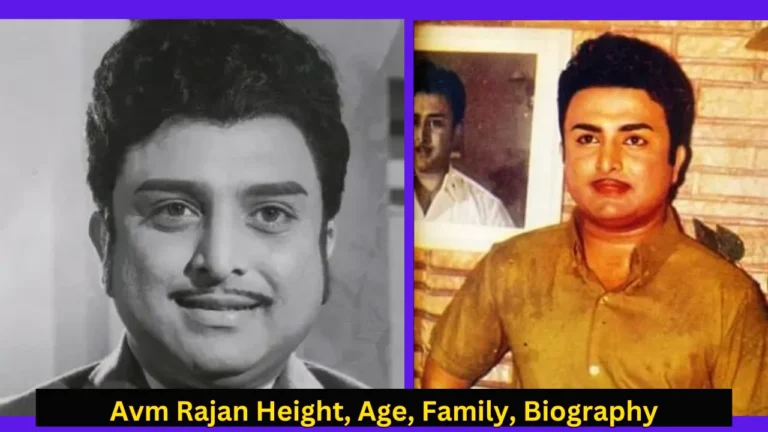 Avm Rajan Height, Age, Family, Biography