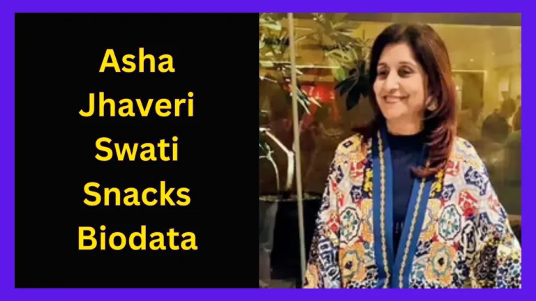 Asha Jhaveri Swati Snacks Biodata