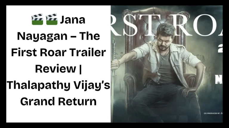 Jana Nayagan – The First Roar Trailer Review Thalapathy Vijay’s Grand Return