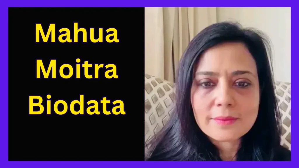 Mahua Moitra Biodata