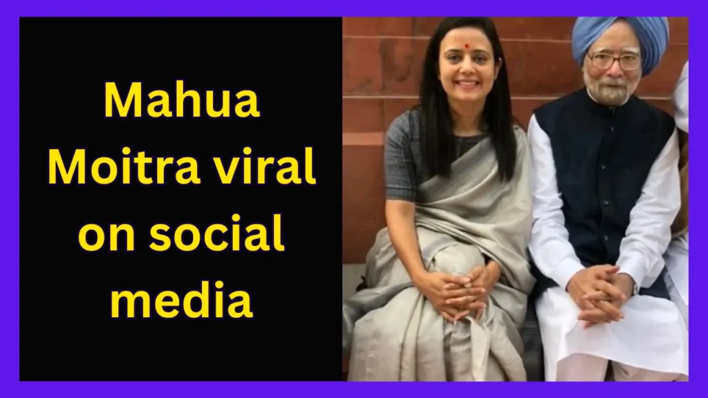 Mahua Moitra picture viral on social media