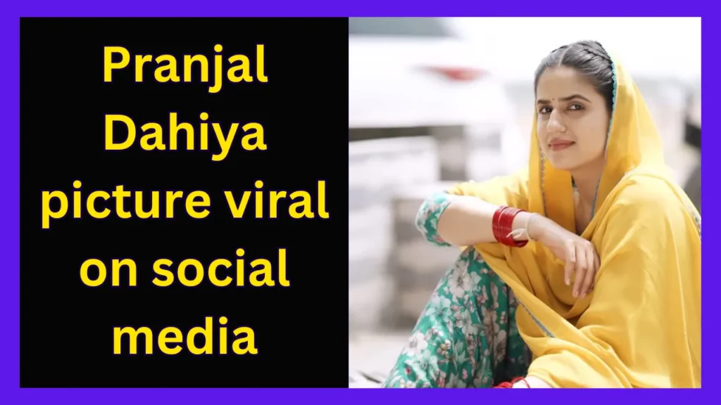 Pranjal Dahiya picture viral on social media