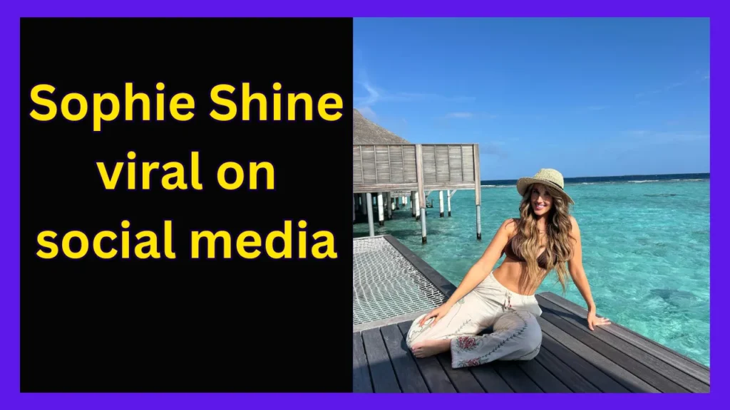 Sophie Shine picture viral on social media